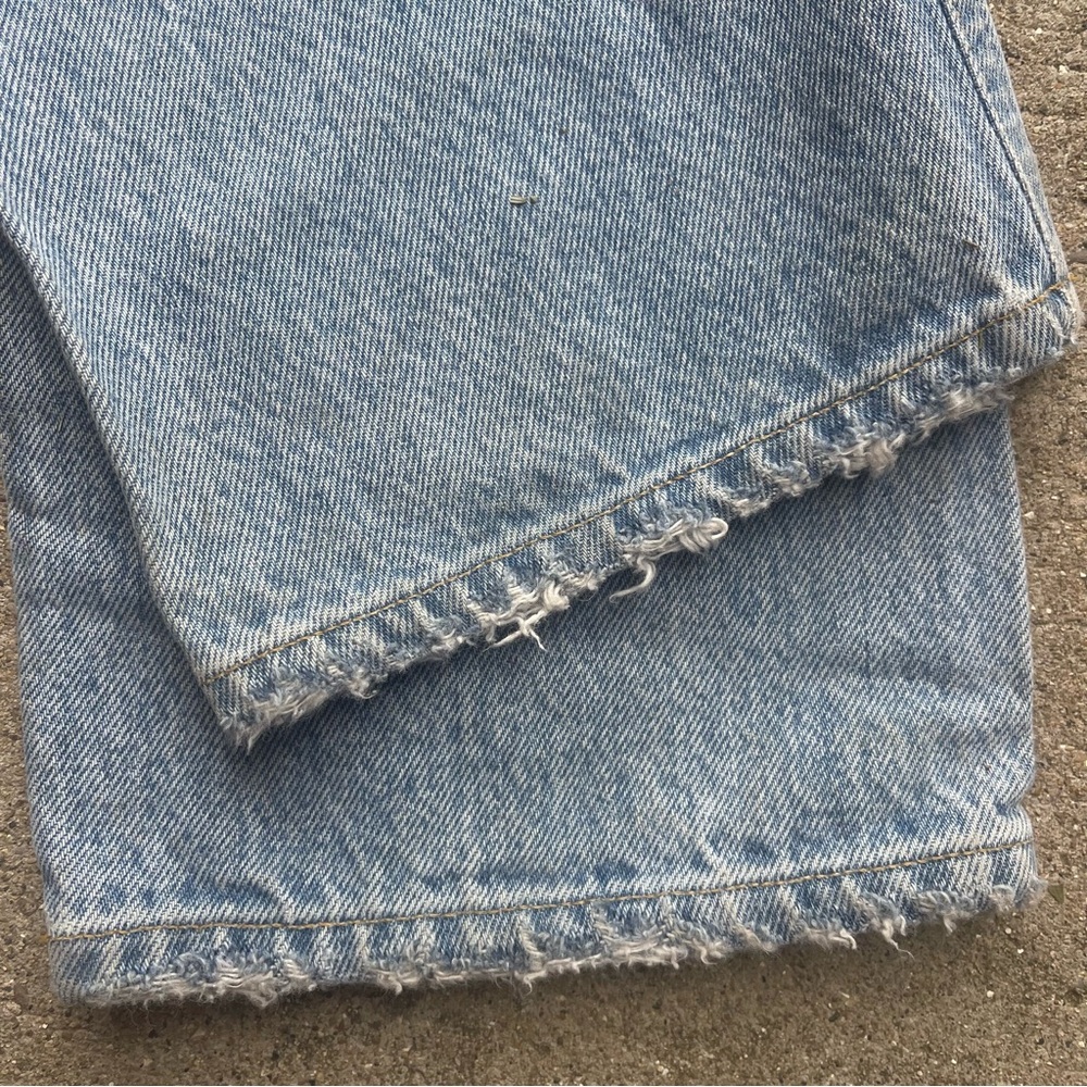 Agolde High Rise Distressed Jeans Size 23 - Picture 8 of 8